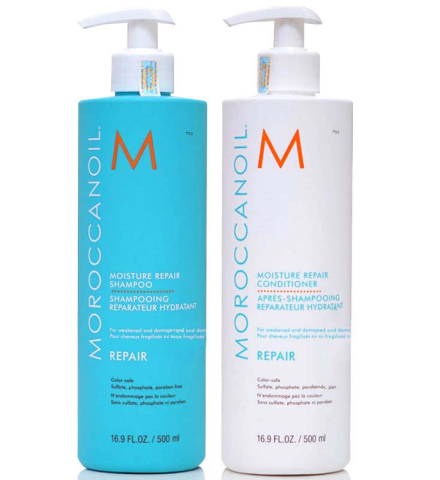 DẦU GỘI XẢ PHỤC HỒI ĐỘ ẨM DÀNH CHO TÓC YẾU VÀ HƯ TỔN MOROCCANOIL REPAIR